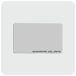 Пластиковая RFID карта EM-Marine TK4100 ISO Пластиковая RFID карта EM-Marine TK4100 ISO